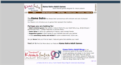 Desktop Screenshot of kama-sutra-adult-games.com